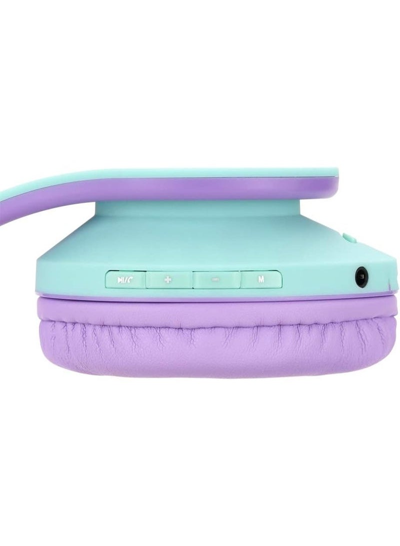 PowerLocus Kids Headphones, P2 Bluetooth Headphones for Kids with Volume Limit 85DB, Kids Wireless Headphones Over Ear with Microphone, Foldable, Carry Case, Micro SD/TF for iPhone/iPad/Laptop/PC/TV - Image 3