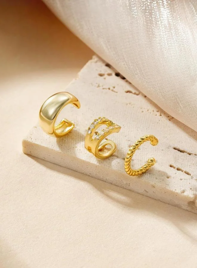 تايك تو مجموعة من 3 اقراط اذن كاجوال