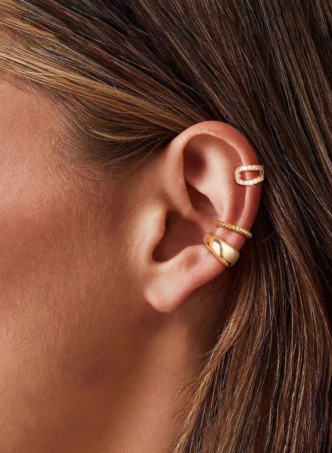 تايك تو مجموعة من 3 اقراط اذن كاجوال