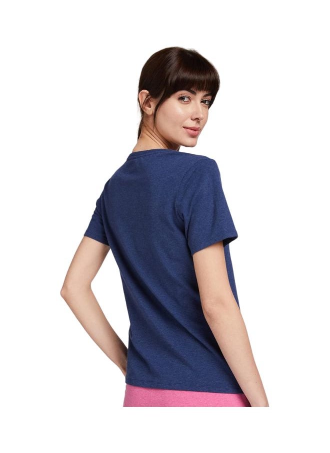 JOCKEY - Jockey 1359 Women Super Combed Cotton Elastane Stretch Regular Fit Solid V Neck Half Sleeve T Shirt - Image 1
