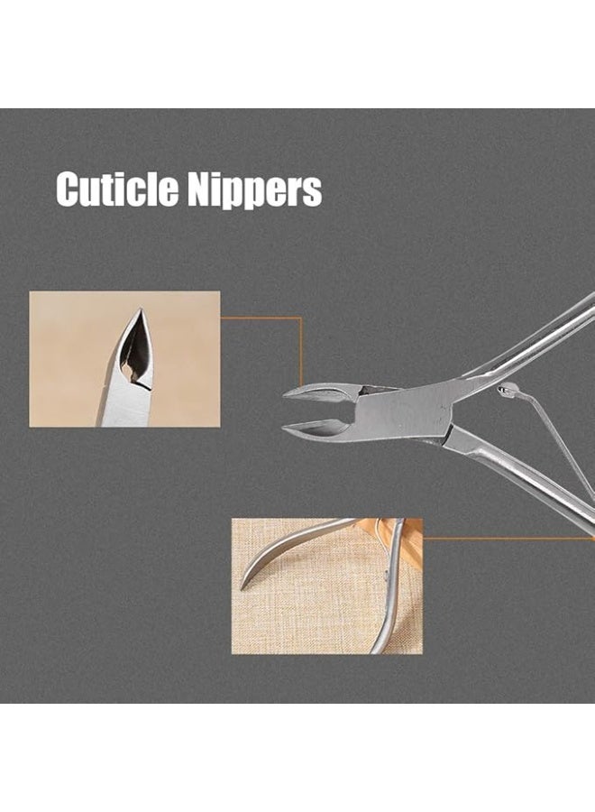 مقص إزالة الجلد الميت من الفولاذ المقاوم للصدأ، مقص أظافر حاد احترافي، مقص أظافر، مزيل للجلد الميت، أداة للعناية بالأظافر، أدوات مانيكير وباديكير - Image 2