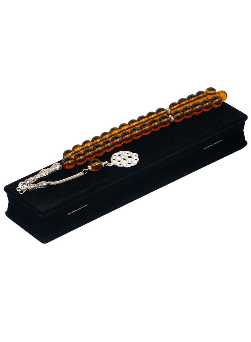 آر إس سبحة حجر باللون العسلي 10ML - Image 2