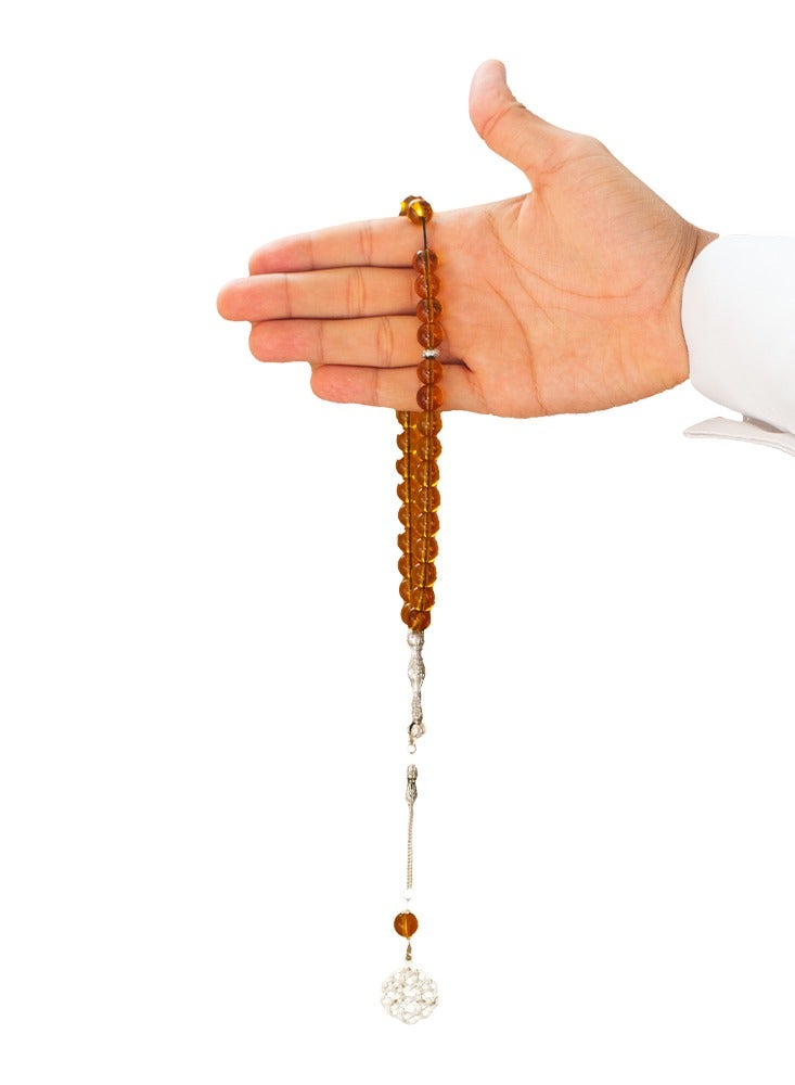 آر إس سبحة حجر باللون العسلي 10ML - Image 1