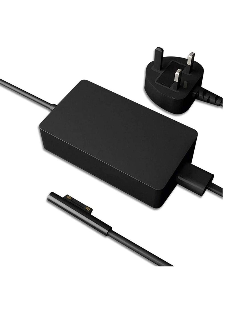 Generic - 65W 15V 4A Power Adapter Replacement for Microsoft Surface Laptop 1 2 3 Surface Go Surface Book Power Supply Charger for Surface Pro3 Pro4 Pro5 Pro6 Pro7 ProX Tablet with 5V1A USB Charging Port - Image 1