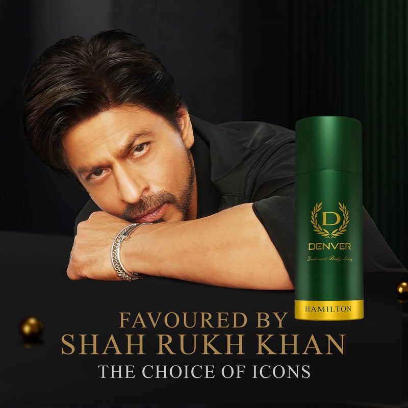 دنفر بخاخ مزيل العرق للجسم من دنفر هاميلتون للرجال - 150 مل | بخاخ للجسم برائحة تدوم طويلاً - Image 2