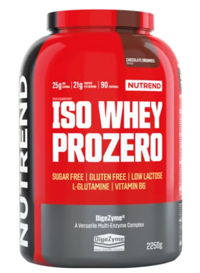 NUTREND Iso Whey Prozero Chocolate Flavour 2250Gram 