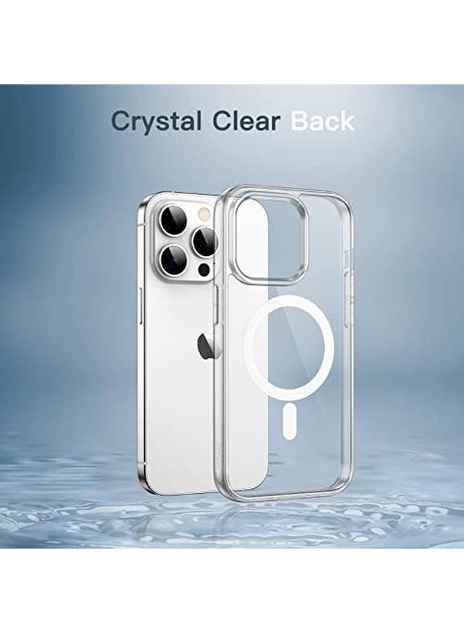 Jetech Magnetic Case For Iphone 13 Pro Max 6.7 Inch Compatible With Magsafe Wireless Charging Shockproof Phone Bumper Cover Anti Scratch Clear Back Clear - Image 5