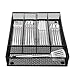 Cedilis Cutlery Tray, 5 Compartments Flatware Organizers, Metal Kitchen Utensil Drawer Silverware Tray, The Mesh - Image 2