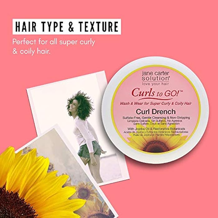 Jane Carter Solution Curl Drench Cleansing Co-Wash (16oz) - Hydrating, Nourishing, Reduce Frizz - Image 3