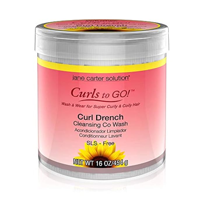 Jane Carter Solution Curl Drench Cleansing Co-Wash (16oz) - Hydrating, Nourishing, Reduce Frizz - Image 1