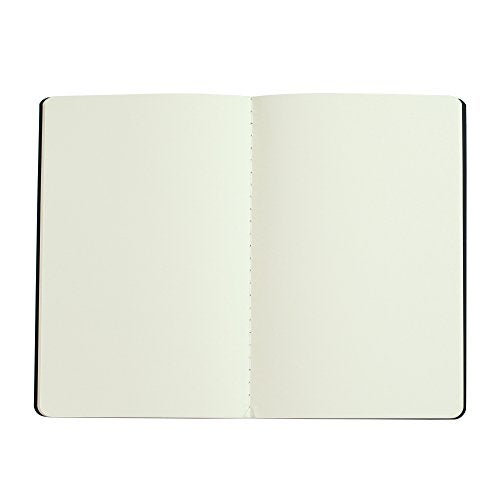 TWONE 6 Pack Notebooks Journal - 60 Blank Page/30 Sheets, Premium Thick Paper Soft Cover Journal for Travel, Office, Work, Office, Home, School, Business Writing, 5.5” x 8.25” (Black) - Image 2