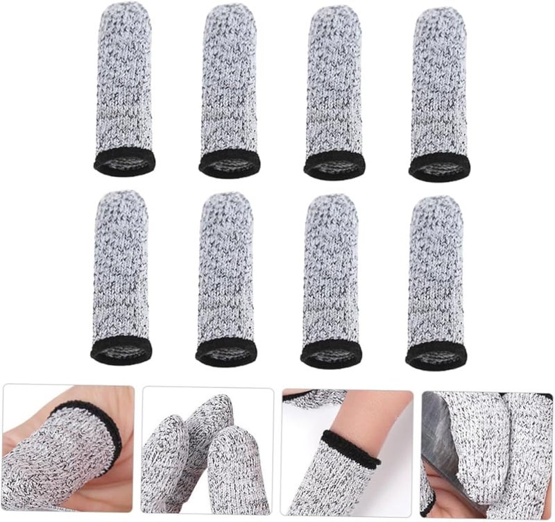 Safigle 4 أزواج أكمام واقية للأصابع مقاومة للقطع خفيفة الوزن للمطبخ والبستنة - Image 4