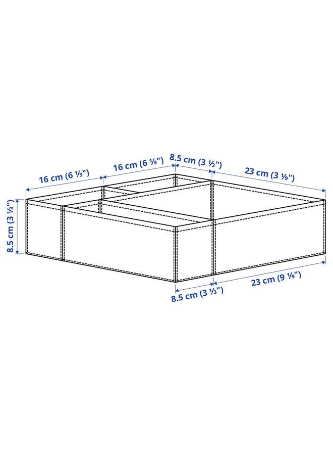 زبون منظمات الأدراج، مجموعة من 4 قطع، بيج - Image 5