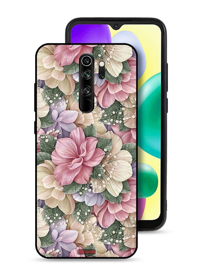Tolwak Xiaomi Redmi Note 8 Pro Protective Case Cover Hd Floral - Image 1