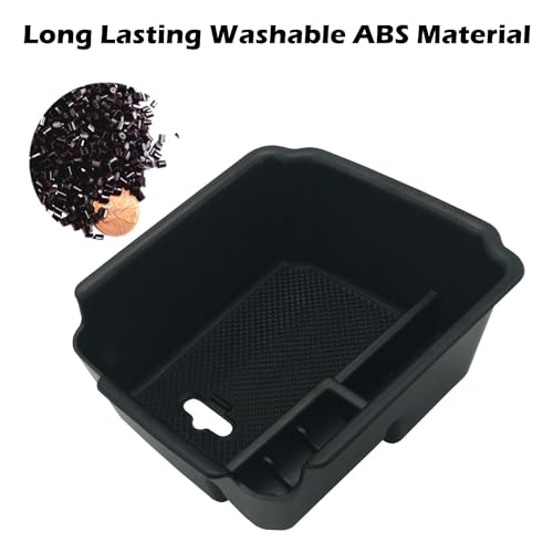 JOJOMARK Compatible with VW Tiguan 2018 2019 2020 2021 2022 2023 2024 and 2022 2023 2024 VW Taos Center Console Tray Organizer Insert ABS Armrest Box Secondary Storage - Image 2