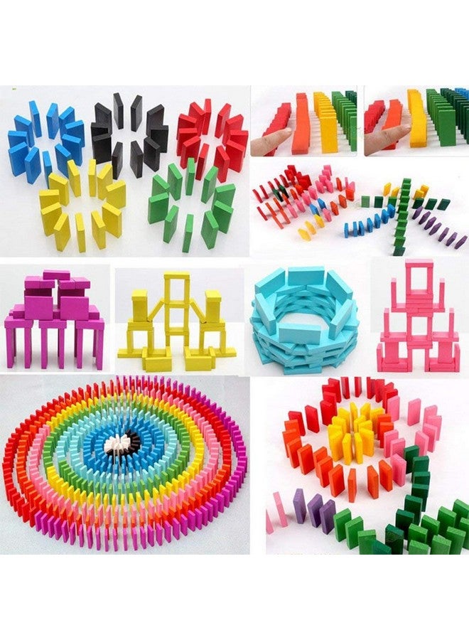 ماجيك واند لعبة ماجيك واند، 120 قطعة من مكعبات التكديس الخشبية الملونة للأطفال من عمر سنتين فما فوق، عبوة من 120 قطعة، متعددة الألوان - Image 1