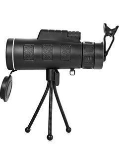 Profisher Monocular Telescope HD Binoculars Bak4 40X60 Tripod Phone Clip  - Image 3