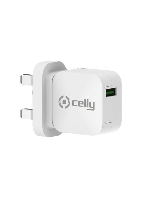 USB Charger 12W Fast Charger Wall Plug Turbo Charge 2.4A Travel Adapter Quick Charge Mobile Charger Power Adapter Compatible for All Samsung, Iphone & All Android Devices.