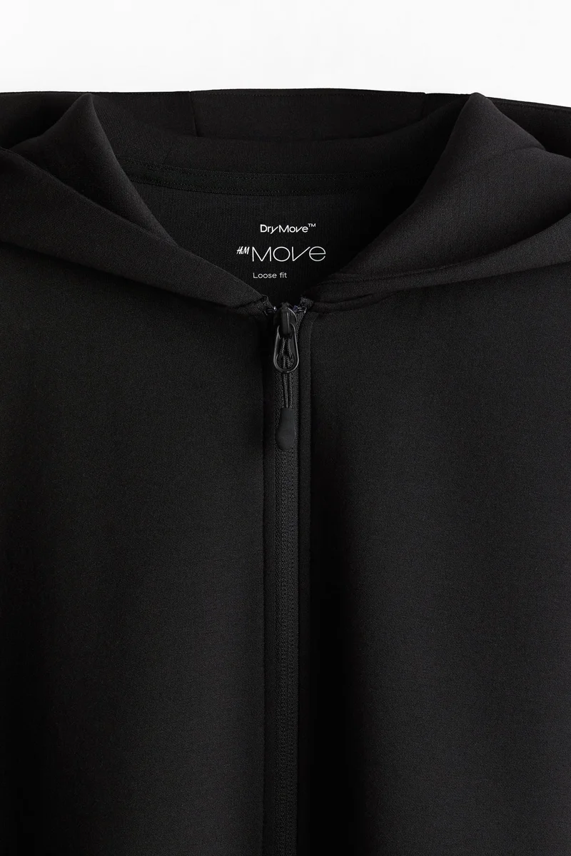 H&M DryMove™ Zip-through sports hoodie