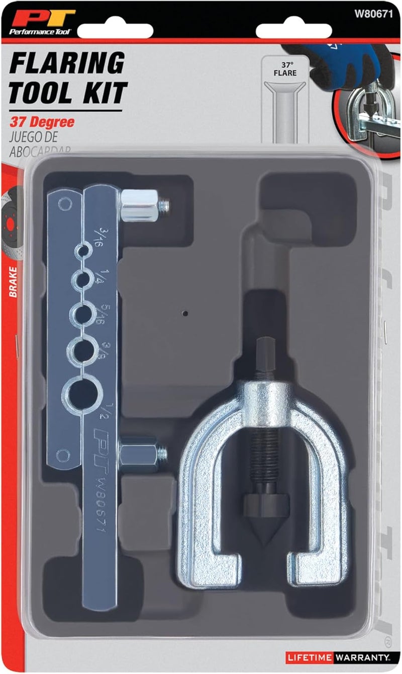 Performance Tool W80671 37 Degree Flaring Tool For AN and JIC Fittings, Silver - Image 5