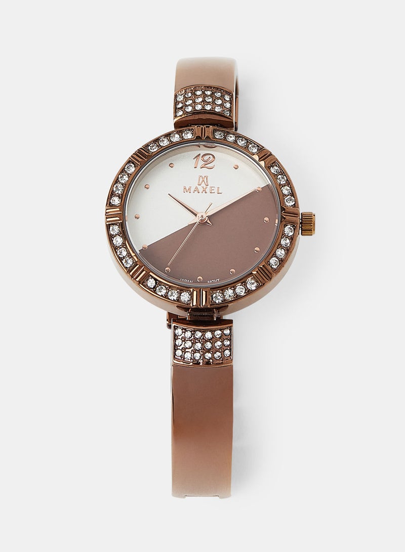 Maxel Retro Analog Wrist Watch MX351 - 28mm - Image 1