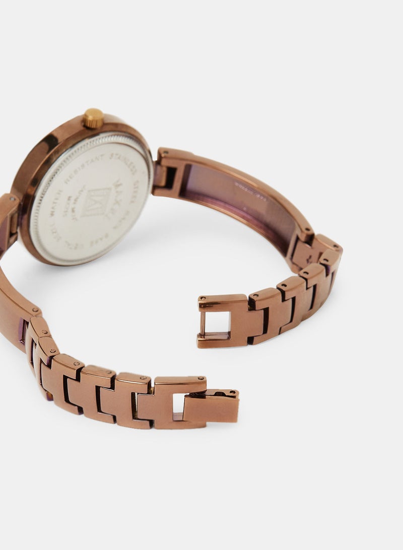 Maxel Retro Analog Wrist Watch MX351 - 28mm - Image 3