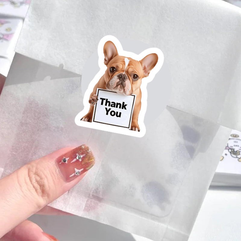 500 Pcs Thank You Animal Stickers Waterproof Laptop Stickers for Kids Teens Adults - Image 3