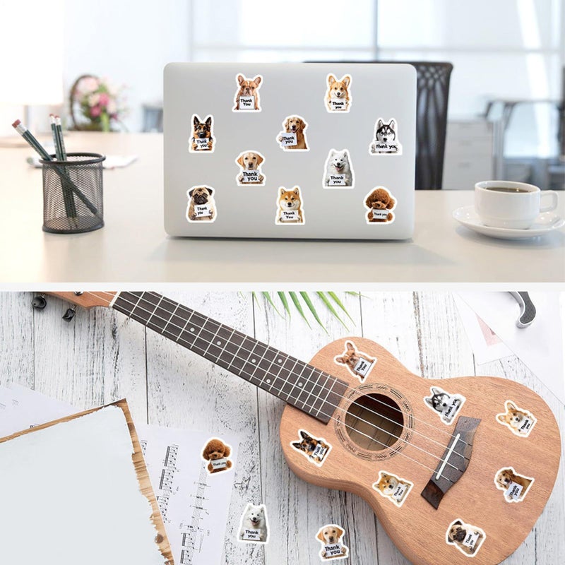 500 Pcs Thank You Animal Stickers Waterproof Laptop Stickers for Kids Teens Adults - Image 5
