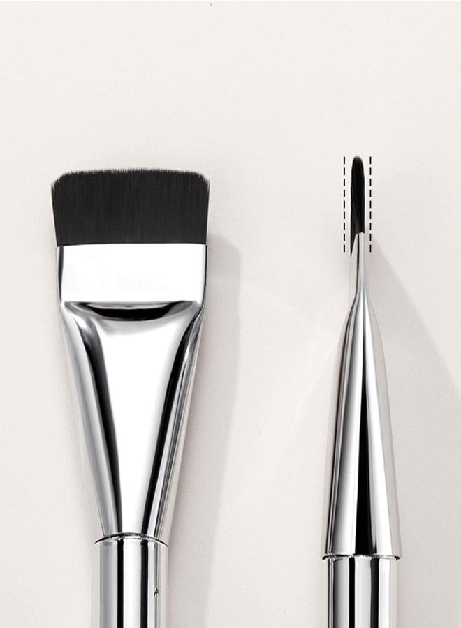 Ruby Face Rubyface Flat Foundation Brush, Ultra Thin Flat Head Strong Thin Brushes - Makeup Sponges Puff Included, Complete Foundation Brush Set for Women Girls - Image 5