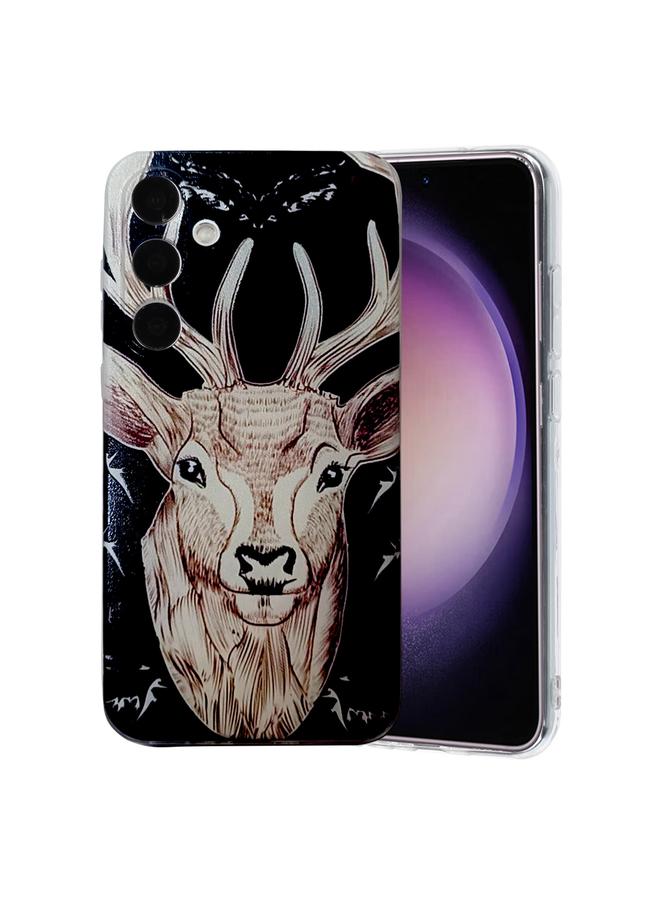 S-TOP Case For Samsung Galaxy S24 5G Colored Drawing Pattern TPU Phone Case - Image 1