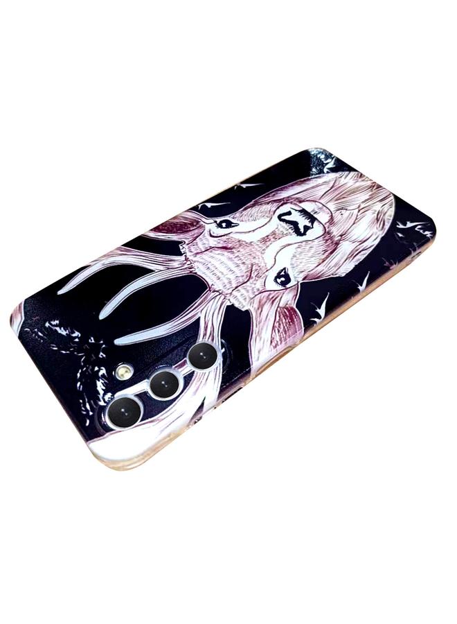 S-TOP Case For Samsung Galaxy S24 5G Colored Drawing Pattern TPU Phone Case - Image 4