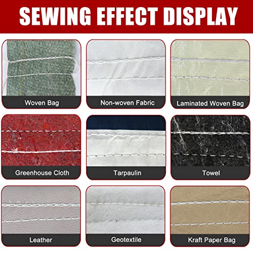 SDRTOP Battery Bag Sewing Closing Machine Cordless Portable Bag Closer Stitcher Packing Machine for Burlap Sack, Canvas,Feed Sacks,Rice Bags, PP Woven Kraft Paper Bag SDRTOP - Image 4