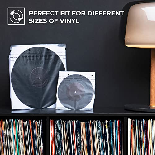 Big Fudge 25x Premium Inner Vinyl Sleeves - Record Sleeves for 12 inch Vinyl Records - Clear 3-Ply LP Album Covers with Anti Static Rice Paper - Acid Free Protective Cover - Image 4
