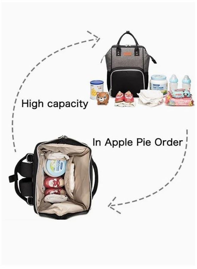 Hihonor Multifunctional Large Capacity Diaper Bag For Travel（pink） - Image 2