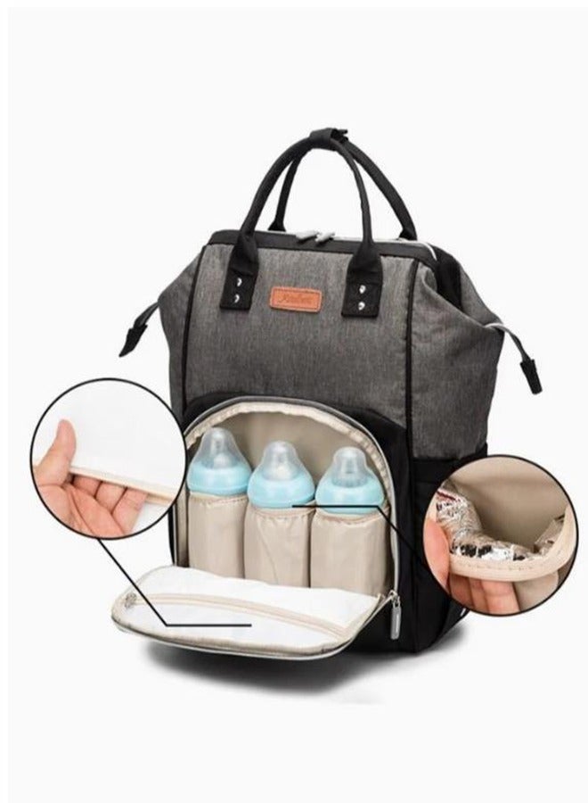 Hihonor Multifunctional Large Capacity Diaper Bag For Travel（pink） - Image 4