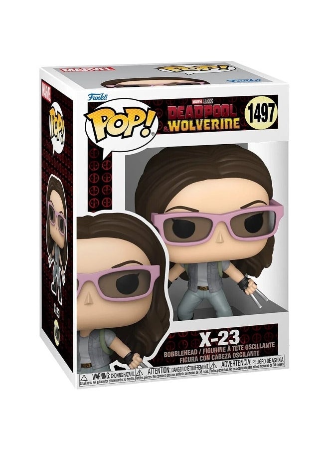 Funko - Funko POP! Marvel Deadpool & Wolverine X-23 with Sunglasses Vinyl Bobblehead (9 cm) - Image 1