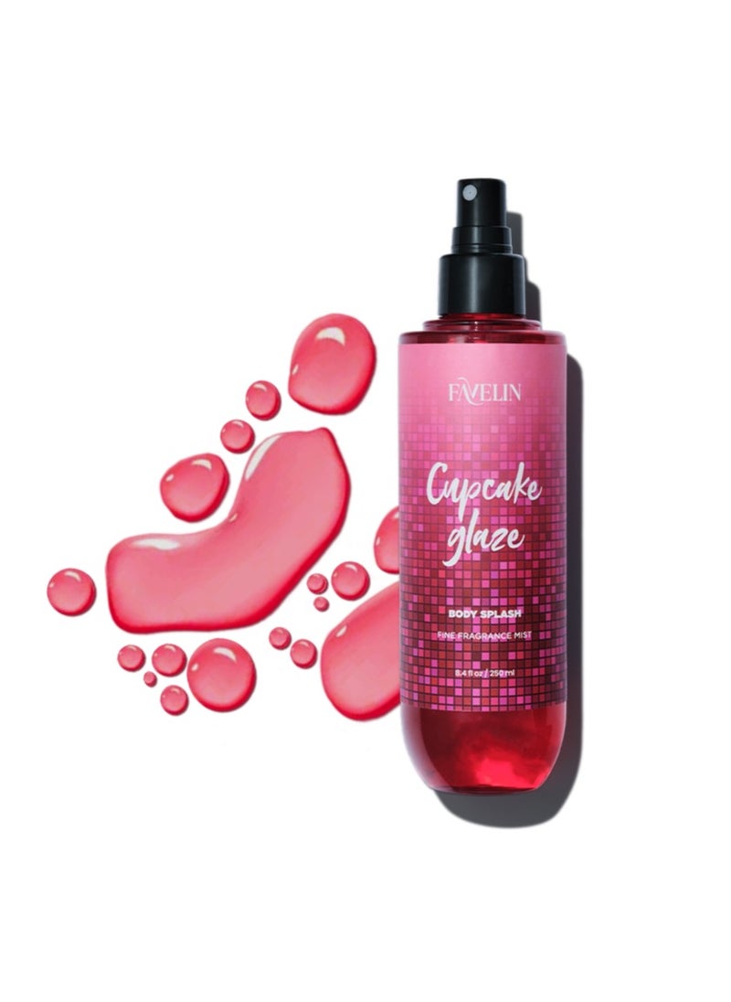 favelin - Body Splash Cupcake Glaze 250 ML - Image 1