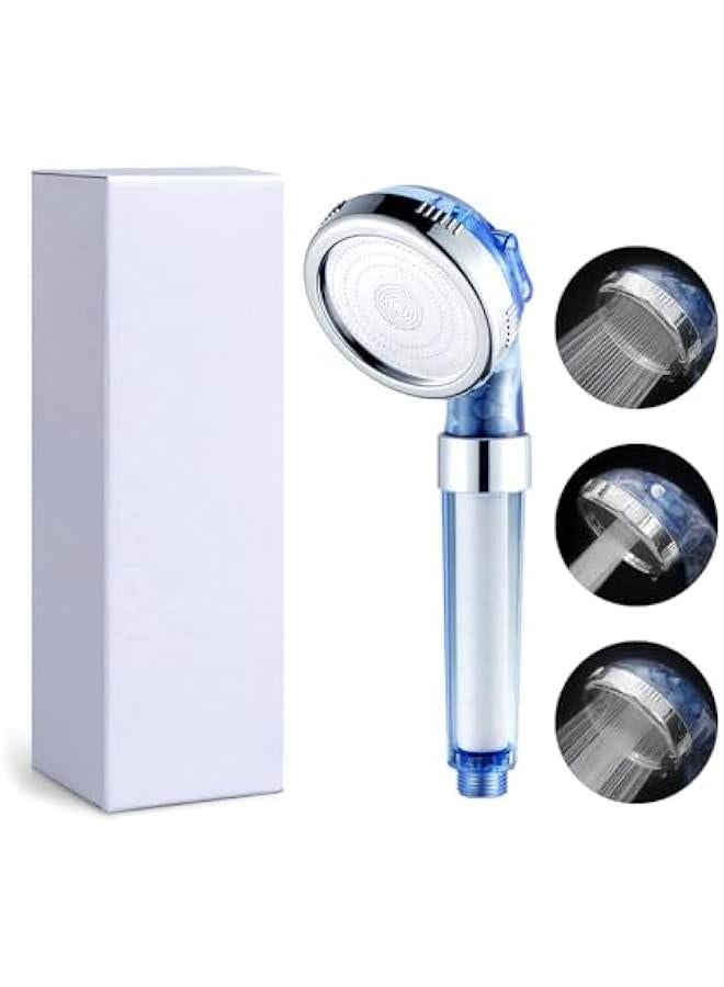 هوكور راس دش ايوني، 3 اوضاع ضغط عالي محمول باليد موفر للمياه مع فلتر من قطن البولي بروبيلين (32-1)