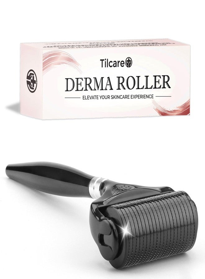 Tilcare Ultra-Wide Derma Roller for Face - At-Home Microneedling Kit, 0.25 mm Microneedle for Skin Care, Scalp, Hair and Beard, Superior to a Microneedling Pen/Derma Pen - Image 1