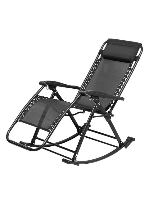 Fodable Trips Chair, Trips Chair, Black, Size112*67*76Cm