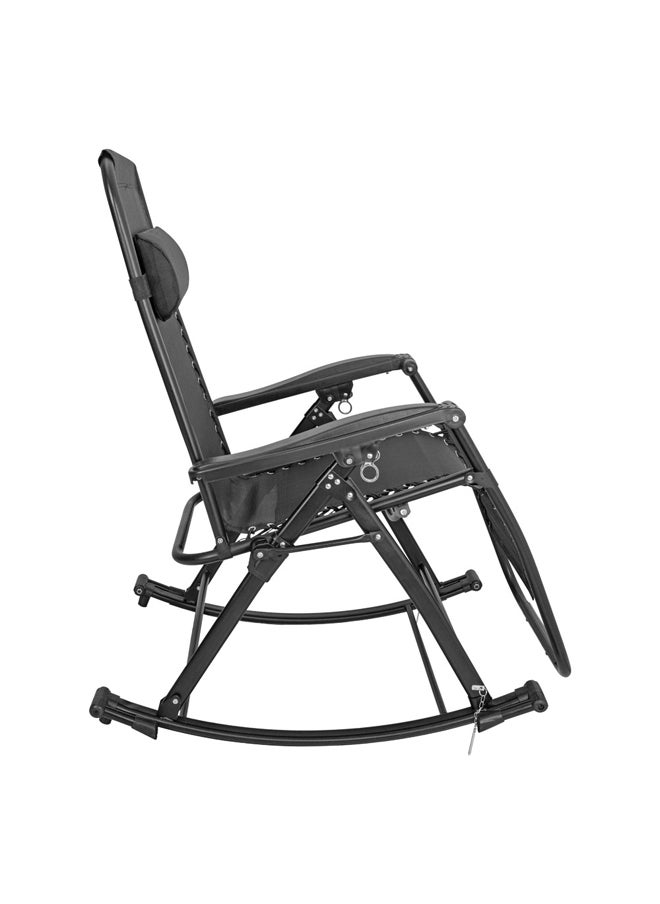 AL SANIDI - Fodable Trips Chair, Trips Chair, Black, Size112*67*76Cm - Image 1