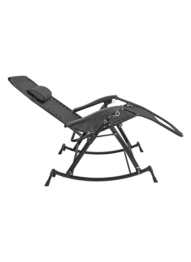 AL SANIDI - Fodable Trips Chair, Trips Chair, Black, Size112*67*76Cm - Image 1