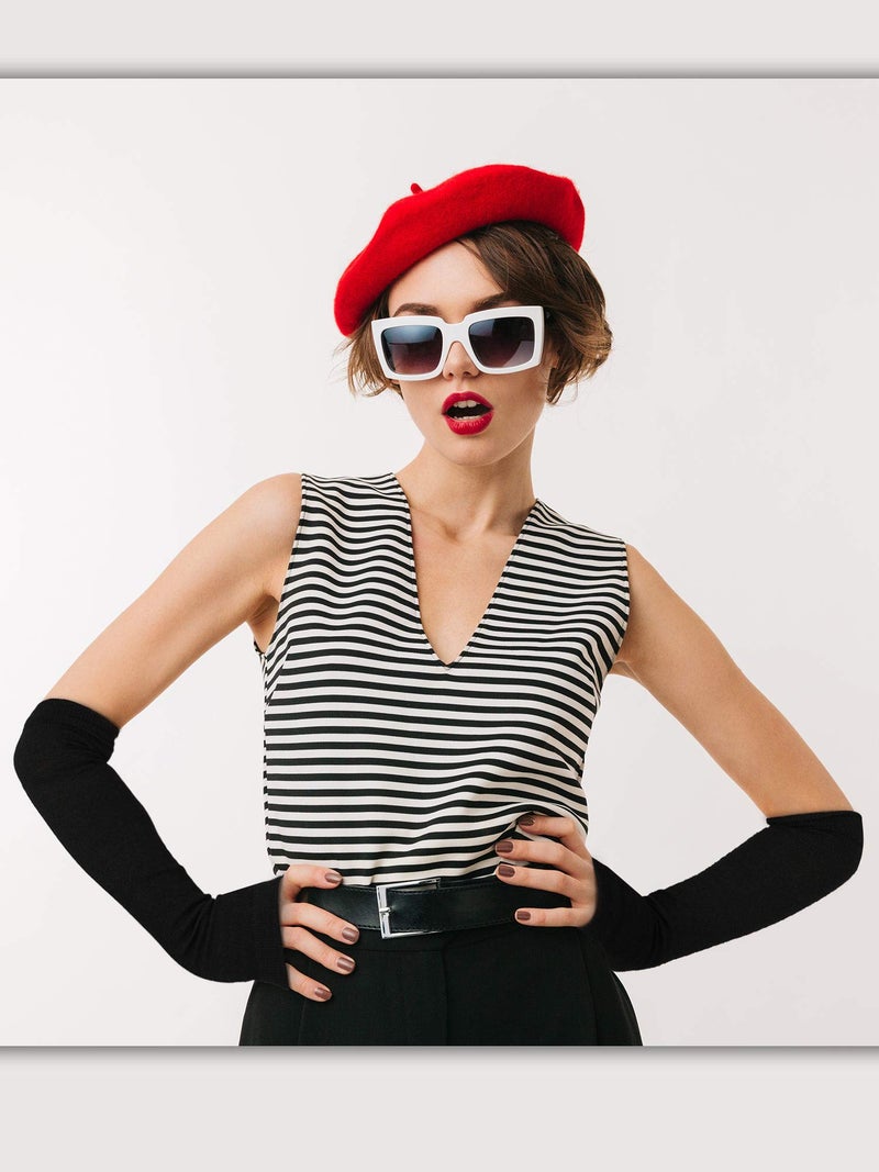 SATINIOR 6 Pairs Long Fingerless Gloves for Women Winter Arm Warmers Knit Thumbhole Stretchy(Fresh Color) - Image 5