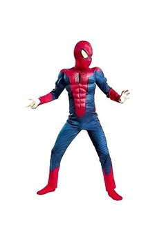 Spiderman Costume with Digital Muscles 6-7 Years Old