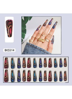 BKS514 Matte Snake Nail