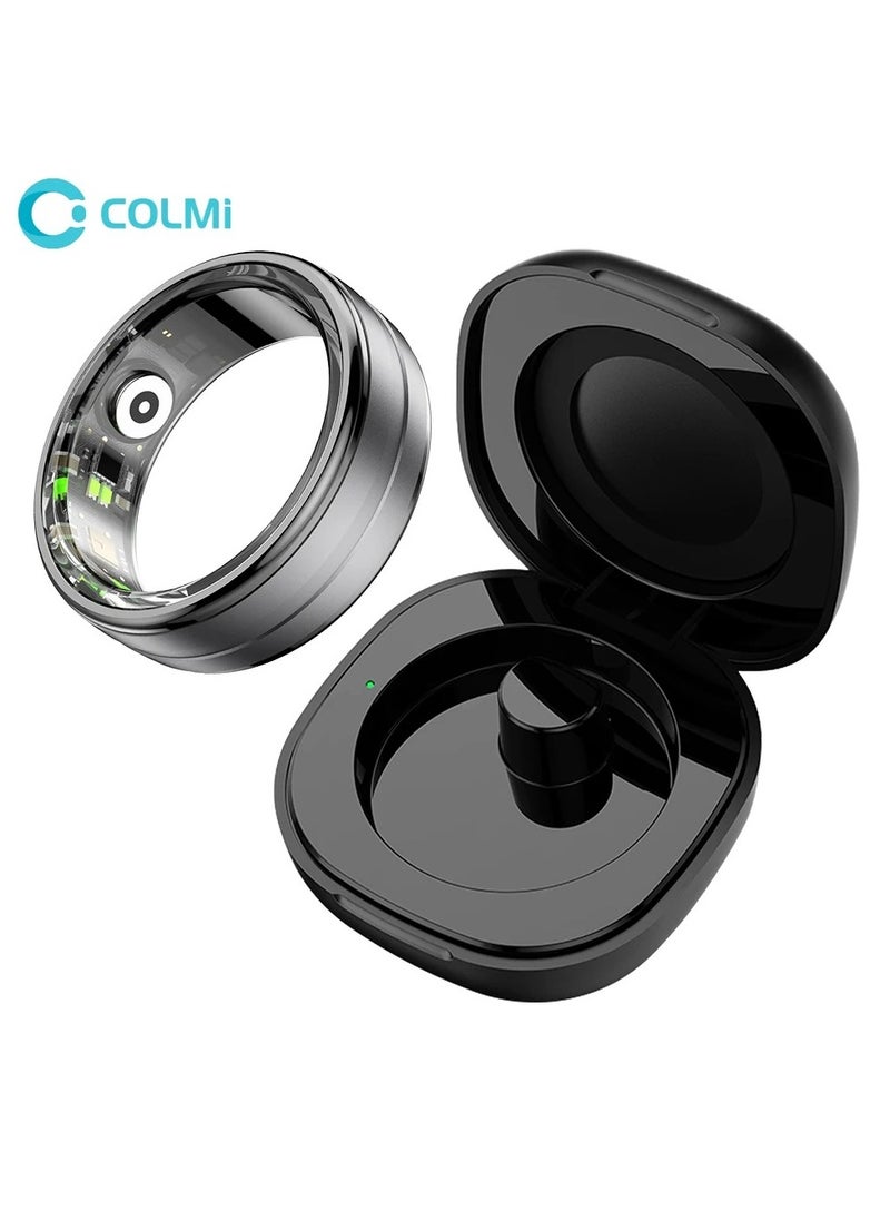 Generic COLMI R06 Smart Ring with Charging Case for Men Women, Heart Rate and Oxygen Monitor IP68  5ATM Waterproof, Sport  - Image 1