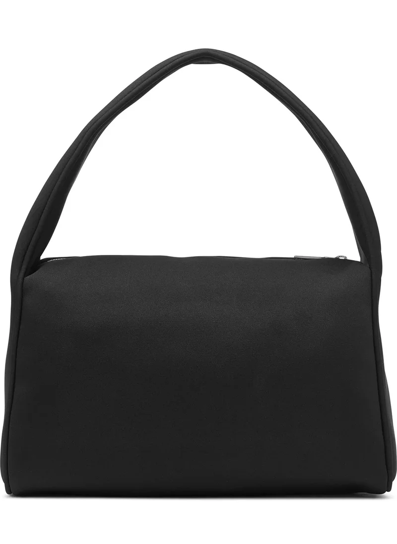 دكني Jenny Logo Detailed Zip Through Hobo