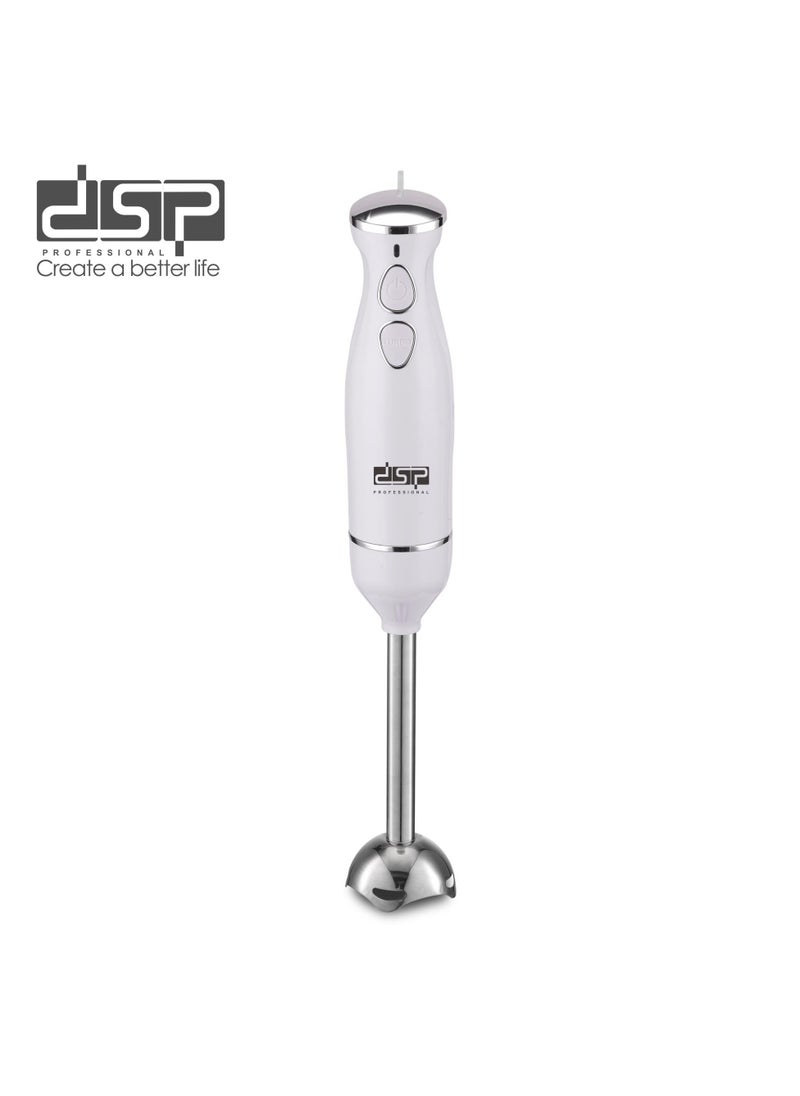 DSP - Blender chopper manual immersion 500W DSP KM 1139 with metal leg white - Image 1