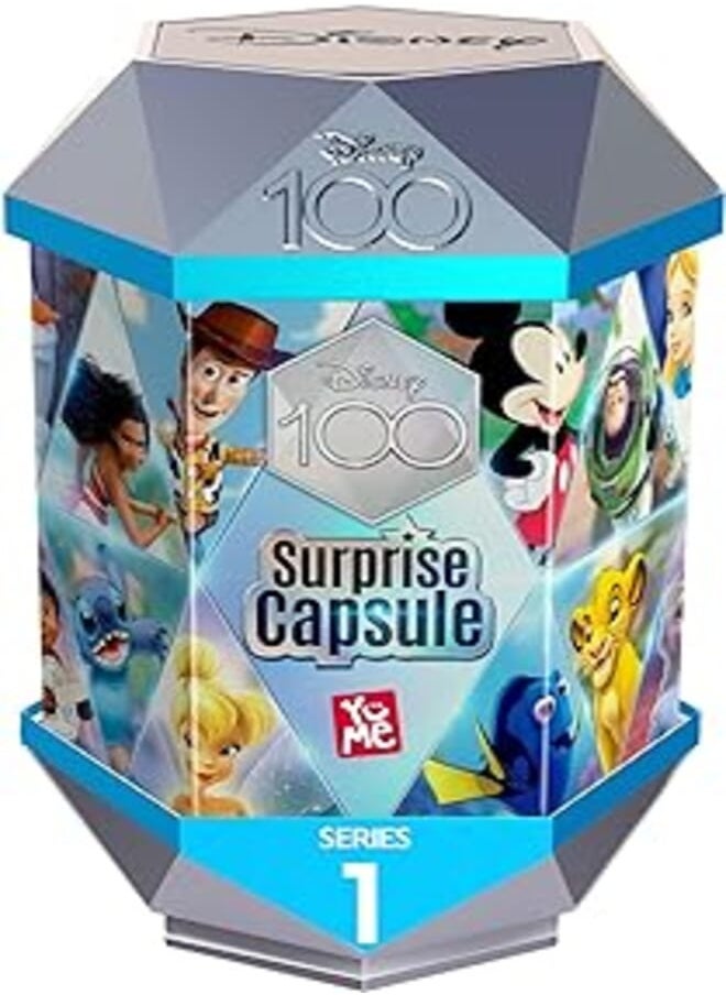 Disney Disney Surprise Capsules Disney 100th Anniversay, Metallic, One Size, 19551- One Random Piece 