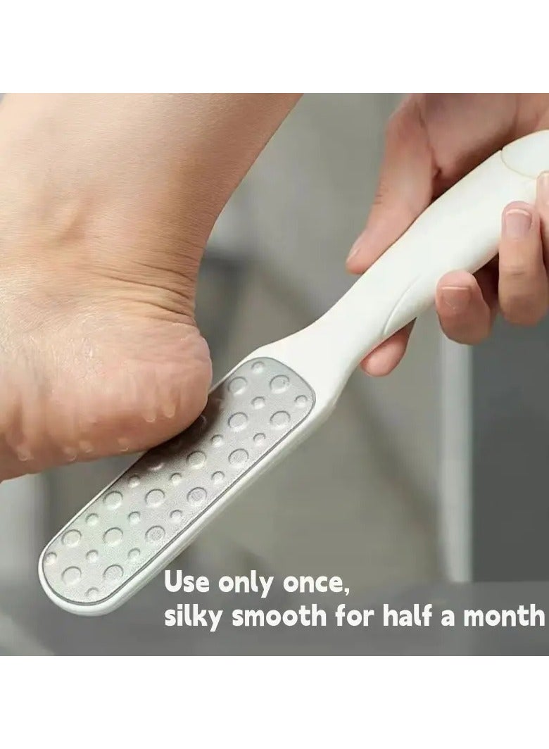 Goolsky Foot File Callus Remover for Feet, Feet Filer for Dead Skin,(1pc) White, Double Side Metal Foot File Stainless Steel, Pedicure Foot Rasp, Foot Scraper to Remove Hard Skin (White) - Image 3